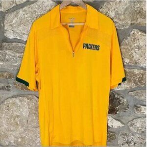 NFL Green Bay Packers Football Reebok Men's 1/4 Zip Shirt